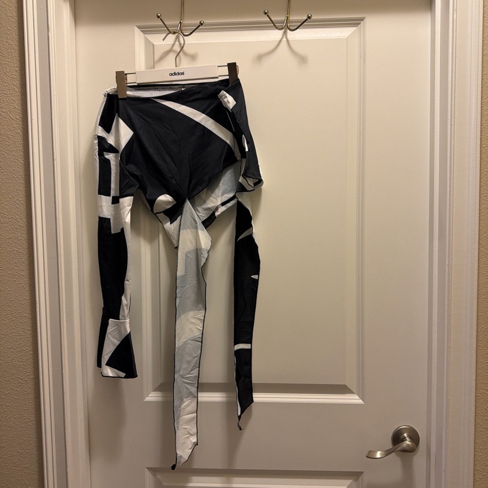 Monochrome Striped Ensemble View 4